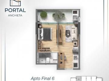Apartamento · 37m² · 1 Quarto · 1 Vaga · Studio à venda, 1 quarto no bairro Centro em São Vicente