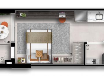 Planta 01 - 1 dorm 23m² - studio · Studio em Chácara Santo Antônio (Zona Sul) São Paulo SP