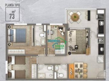 8a2b037a5701225066792a3df4bddd99f2c85df6 · Apartamento com 2 dormitórios à venda, 73 m² por R$ 690.000,00 - Jardim Esperança - Barueri/SP