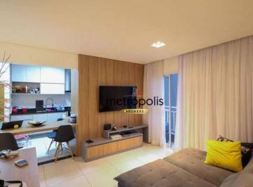 sala · Apartamento à venda, 74 m² por R$ 645.000,01 - Barcelona - São Caetano do Sul/SP