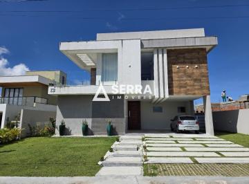 Foto 01 · Alphaville Litoral Norte 3 | Casa Alto Padrão | 404m² | 4 Suítes | Piscina com Hidro e Energia Solar