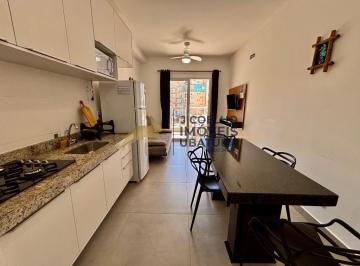 Foto 01 · Apartamento NOVO com 1 suíte + lavabo e varanda gourmet à venda na Praia Grande - Ubatuba SP