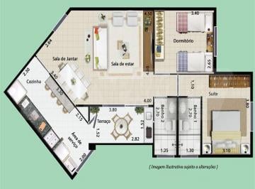 Apartamento · 81m² · 2 Quartos · 1 Vaga · Apartamento Parque Esplanada Embu das Artes/SP
