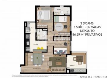 Apartamento · 87m² · 3 Quartos · 2 Vagas · Apartamento para venda 3 quartos - 2 vagas - Jardim Sabará