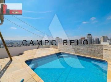 289310e54a650d2e9dce9f5552cbe74e3b2b81a8 · Cobertura Rua Édison, 1172 - Campo Belo, 270m², 4 dorms, 2 vagas, Maison de Saint Malo