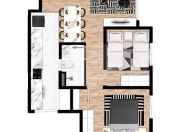 Apartamento · 56m² · 2 Quartos · Apartamento com 2 quartos à venda em Vila dom pedro ii - SP