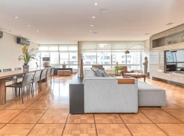 Foto 01 · Locação de apartamento, Higienópolis, 220 m2, 3 dormitórios, mobiliado, ar condicionado e 01 vaga, a