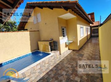 Casa · 80m² · 2 Quartos · 2 Vagas · Casa com Piscina em Itanhaem SP no Jardim Marilu, 360 Mil com piscina próxima ao Centro e Praia.