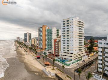 Apartamento de 2 quartos, Mongaguá · Apartamento já com piso em todos os ambientes - varanda gourmet vista mar