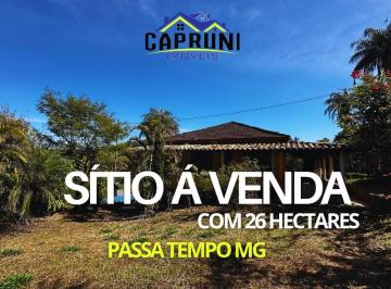 Rural · 262277m² · 3 Quartos · 1 Vaga · Sítio à venda com 26. hectares, Cachoeira dos Batistas, Passa Tempo - MG.