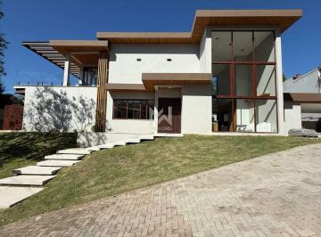 fachada · Casa térrea para alugar no Condomínio Estância Marambaia em Vinhedo - SP