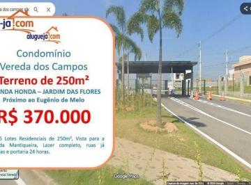 9dcc691cd032c5c3f9407b702a5b44ef6aee5ce9 · Terreno à venda, 250 m² por R$ 370.000 - Jardim das Flores - São José dos Campos/SP