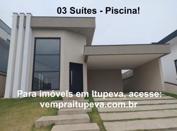 Casa de 3 quartos, Itupeva · Gran Ville San Venancio, Itupeva-SP|Casa Térrea 03Suítes, PISCINA, Área gourmet