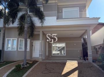 Foto 01 · Casa em condomínio no Swiss Park, Campinas-SP: 3 quartos, 3 suítes, 3 salas, 4 banheiros, 4 vagas, 2