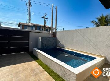 Casa · 75m² · 2 Quartos · 3 Vagas · CASA NOVA MODERNA E OTIMA LOCALIZAÇÃO! PISCINA E ESPAÇO GOURMET - ITANHAEM