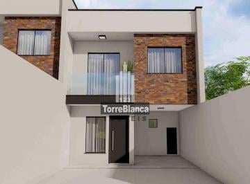 Casa · 88m² · 3 Quartos · 2 Vagas · Sobrado em Jardim Carvalho, Ponta Grossa/PR de 88m² 3 quartos à venda por R$ 498.000,00