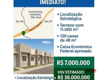 Foto 01 · Terreno  11.000m² Plantas 100% aprovadas para 121 casas   em Cotia- São Paulo