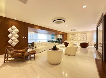 Sala ampla e moderna | Borges Realty · Apartamento à venda no Terrazzo Imperiale, Horto Florestal - 394 m², 4 suítes, 5 vagas