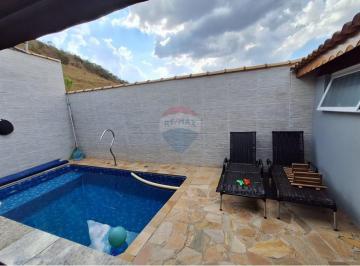 Casa · 253m² · 3 Quartos · 2 Vagas · Casa Moderna com Piscina e Segurança - Morungaba/SP - R$ 740.000,00