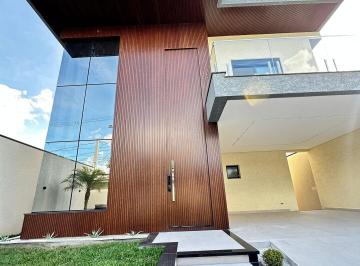 Casa · 350m² · 3 Quartos · 4 Vagas · Sobrado Alto Padrão à Venda em Araucária – 3 Suítes, Piscina e Salão de Festas no Bairro Iguaçu