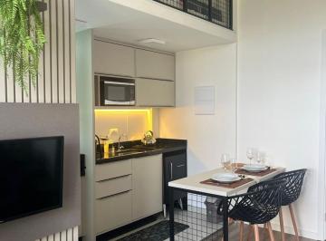 Apartamento de 1 quarto, Curitiba · ECOVILLE: STUDIO COM MEZANINO, MOBILIADO E 1 VAGA