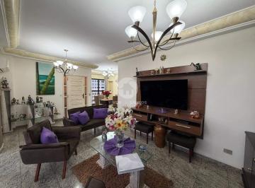 Apartamento · 121m² · 3 Quartos · 2 Vagas · Apartamento de Frente, 3 Dormitórios, Suíte, Vista Livre e 2 Vagas no Embaré – Santos/SP