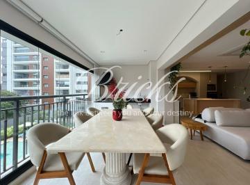 Apartamento · 130m² · 2 Quartos · 2 Vagas · APARTAMENTO A VENDA , REGIÃO BROOKLIN ,2 VAGAS  ESCRITURADAS E DEMARCADAS
