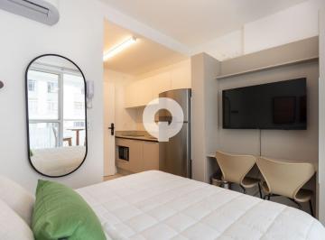 8 Studio quarto, banheiro sacada cozinha home office centro manhattan tower airbnb investidor lavand · STUDIO À VENDA NO CENTRO, FUNCIONAL E BEM LOCALIZADO PARA MORAR OU INVESTIR