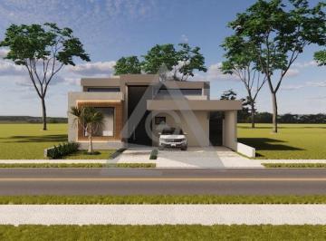 casa em condominio · Casa à venda em Paulínia, Parque Brasil 500, com 3 suítes, com 196 m², Residencial Santorini