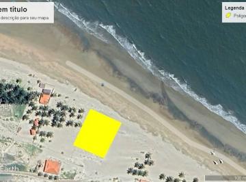 Terreno · 3800m² · Terreno Pé na Areia – Caetanos, Próximo ao Icaraí de Amontada