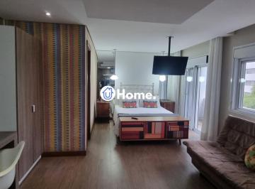 Sala-Dormitório · Apartamento tipo estúdio, mobiliado completo, no coração do Bairro Moinhos de Ve