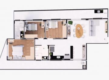 Apartamento · 44m² · 3 Quartos · 2 Vagas · Apartamento com 3 quartos à Venda, Parque Recanto da Hípica - Conselheiro Lafaiete