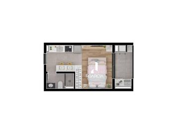 b92385261522a18e948ea03027075f812de50cf6 · Studio com 1 dormitório à venda, 26 m² por R$ 250.000,00 - Bacacheri - Curitiba/PR