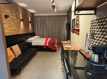 6a42d29c806a709b344de4f3db2b53256a5bef2f · Kitnet com 1 dormitório à venda, 28 m² por R$ 375.000,00 - José Menino - Santos/SP