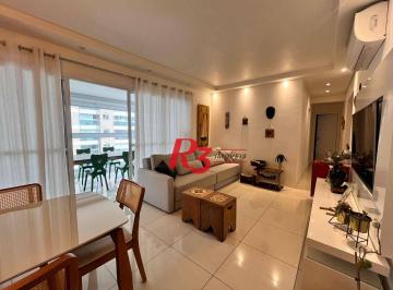 9b039b847caf6896241dd68507b00f5a9586bf0a · Apartamento com 3 dormitórios à venda, 111 m² por R$ 1.150.000,00 - Ponta da Praia - Santos/SP