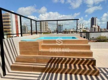be6cb04fb55564803e294d7962710177361f99c7 · Cobertura com 2 dormitórios e piscina privativa à venda, 132 m² por R$ 580.000 - Bessa - João Pessoa