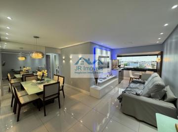 Sala de Estar/Jantar · Apartamento a Venda de 3/4 sendo 1 Suíte e 2 Vagas de Garagem Cobertas - Condomínio Resgate Residenc