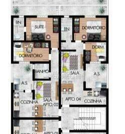 Apartamento · 82m² · 2 Quartos · 1 Vaga · Cobertura Sem Condomínio à venda, 2 quartos, 1 suíte, 1 vaga, Parque das Nações