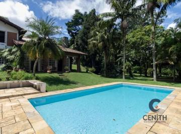 Casa · 456m² · 3 Quartos · 8 Vagas · Casa Estilo Campo com Lazer Completo e Muito Verde – Granja Viana
