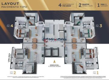 Apartamento · 56m² · 2 Quartos · 1 Vaga · Apartamento à venda no bairro Bom Retiro em Ipatinga
