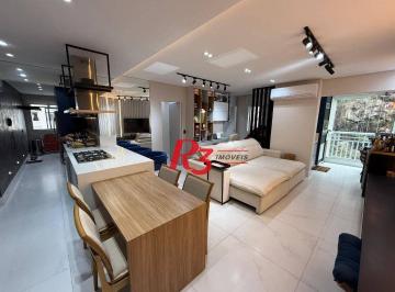 5bbd7c7a2510ed4ecdfc9baebb1b5f85ed2c391d · Apartamento com 2 dormitórios à venda, 85 m² por R$ 960.000,00 - Marapé - Santos/SP