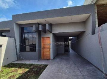 7b489288c79c5c206c874778adfc146ff7c4e2d5 · Casa com 3 dormitórios à venda, 95 m² por R$ 560.000,00 - Campina da Barra - Araucária/PR