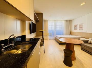 Apartamento de 1 quarto, Curitiba · Apart. studio all batel, mobiliado, andar alto, ensolarado, 29 m² privativos.