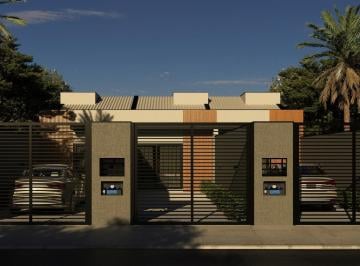Foto 01 · Casa à venda em Joinville-SC, bairro Aventureiro, 2 quartos, 1 sala, 1 banheiro, 2 vagas, 49,56 m²!
