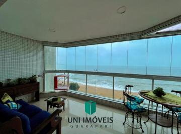 Foto 01 · Amplo Apartamento à venda na Beira Mar da Praia do Morro e com Área externa privativa e área gourmet