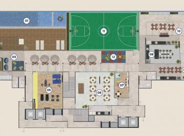 Pavimento lazer · Cobertura Duplex em Jockey de Itaparica Vila Velha ES