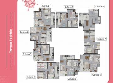 Pavimento tipo · Apartamento em Aribiri Vila Velha ES
