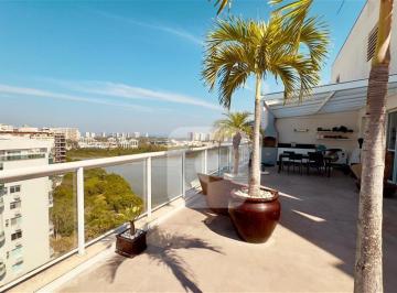 Apartamento · 286m² · 4 Quartos · 4 Vagas · Cobertura Duplex Península Mandarim 4 quartos 286m² Barra da Tijuca - Porteira Fechada
