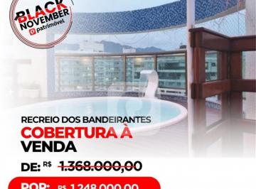 Apartamento · 189m² · 3 Quartos · 3 Vagas · Apartamento à Venda - Recreio, 3 Quartos, Cobertura Linear 189 m²