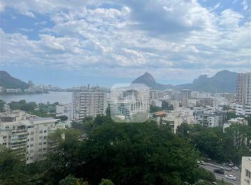 Apartamento · 122m² · 3 Quartos · 2 Vagas · jardim botanico 3 quartos com varanda e suite com  Vista para Lagoa Lagoa